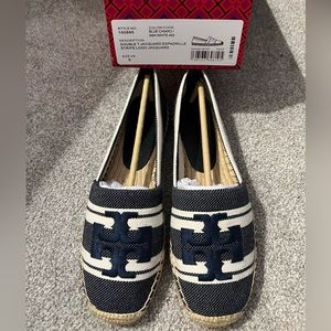 Tory Burch Double T Espadrille size 8